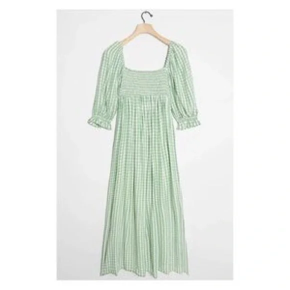 Faithfull the brand gingham maxi dress